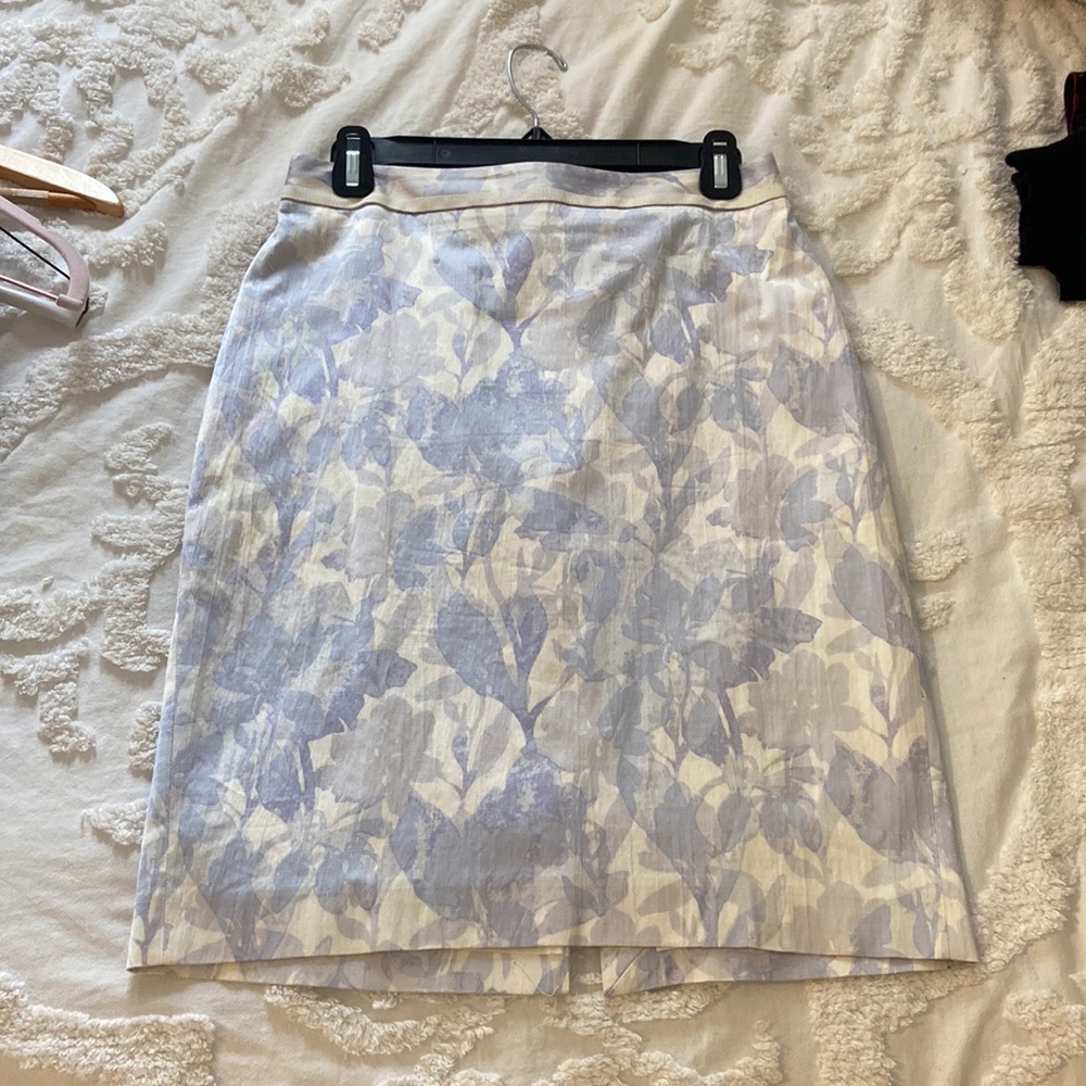 Blue and white skirt
